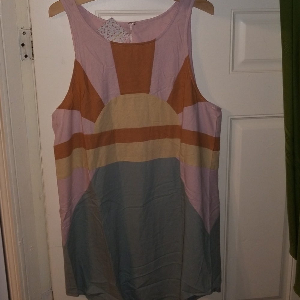 Free People 100% Silk Tank Dress